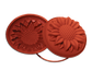 Silikomart 10 1/4" Sun Flower Mold - 2 3/4"H, Silicone, Red (SFT252)-cityfoodequipment.com