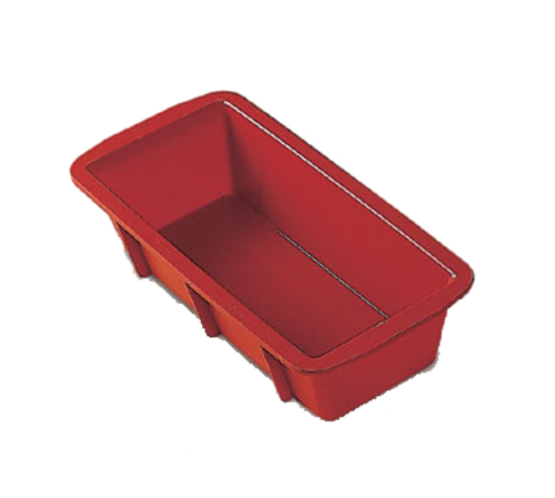 Silikomart 10 1/4" Plumcake Mold - 2 3/4"H, Silicone, Red (SFT330)-cityfoodequipment.com