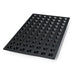 Silikomart Mini Pyramid Mold w/ 77 Sections - Silicone, Black (SQ046)-cityfoodequipment.com