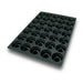 Silikomart Mid Gugelhopf Mold w/ 35 Sections - Silicone, Black (SQ049)-cityfoodequipment.com