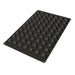 Silikomart Florentines Mold w/ 70 Sections - Silicone, Black (SQ050)-cityfoodequipment.com