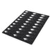 Silikomart Boat Mold w/ 30 Sections - Silicone, Black (SQ054)-cityfoodequipment.com