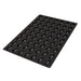Silikomart Small Oval Mold w/ 63 Sections - Silicone, Black (SQ056)-cityfoodequipment.com