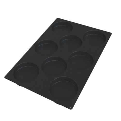 Silikomart Disc Mold w/ 8 Sections - Silicone, Black (SQ068)-cityfoodequipment.com