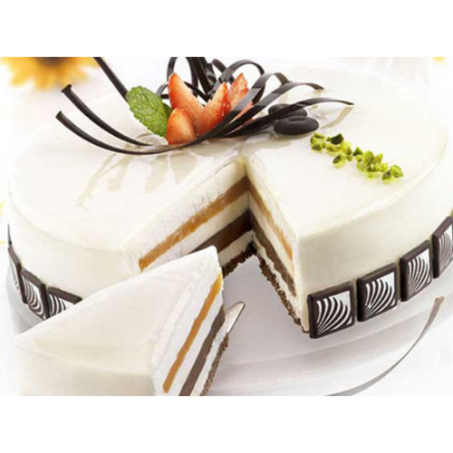 Silikomart 7" Round Torta Flex Mold - Silicone, White (TOR180501)-cityfoodequipment.com