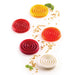Silikomart Tourbillon Mold w/ 6 Sections - Silicone, White (TOURB28)-cityfoodequipment.com