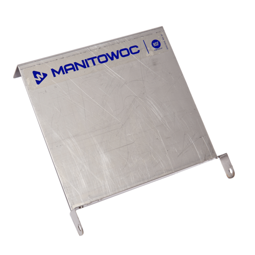 Manitowoc Ice K00482 Ice Bin Scoop Holder - 1 3/4" x 6 3/4" Metal Frame, ABS Plastic Shield-cityfoodequipment.com