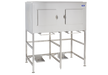 Manitowoc Ice LBCS1360 Ice Bin Cart System w/ 772 lb Capacity - (2) Carts & (6) Totes, 60" W x 36" D x 71" H-cityfoodequipment.com