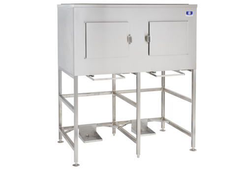 Manitowoc Ice LBCS1360 Ice Bin Cart System w/ 772 lb Capacity - (2) Carts & (6) Totes, 60" W x 36" D x 71" H-cityfoodequipment.com