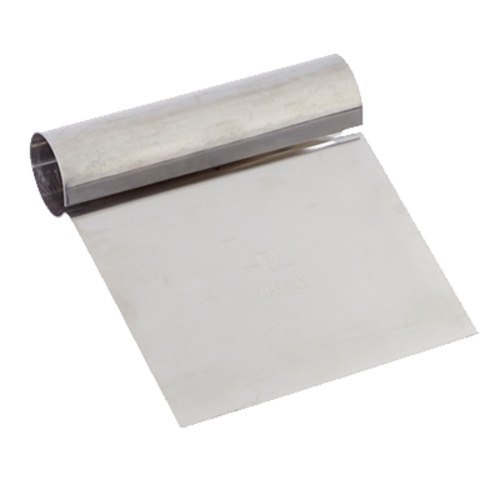 Matfer Bourgeat 112822 Dough Scraper - 5 1/4" x 4 3/4", Stainless Steel-cityfoodequipment.com