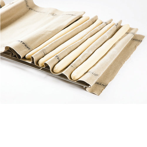 Matfer Bourgeat 118560 23 5/8"W Dough Fermentation Cloth - 21 7/8 yards, Natural Linen-cityfoodequipment.com