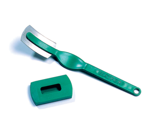 Matfer Bourgeat 120006 6" Baker's Blade w/ Double Edge, Stainless Steel/Plastic Handle-cityfoodequipment.com