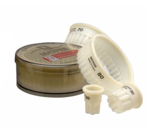 Matfer Bourgeat 150101 9 Piece Round & Fluted Pastry Cutter Set w/ Storage Container, Composite-cityfoodequipment.com