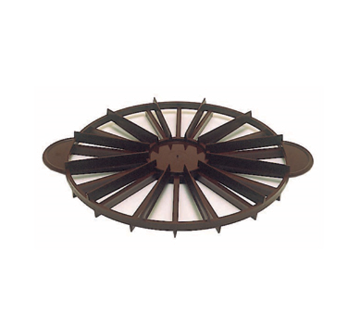 Matfer Bourgeat 154052 10 3/4" Pie Marker, Reversible for 12 - 18 Cut, Plastic-cityfoodequipment.com