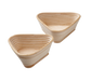 Matfer Bourgeat 118525 1 lb Triangular Proofing Basket - 7 "L x 7 1/4"W x 3 1/4"D, Willow-cityfoodequipment.com