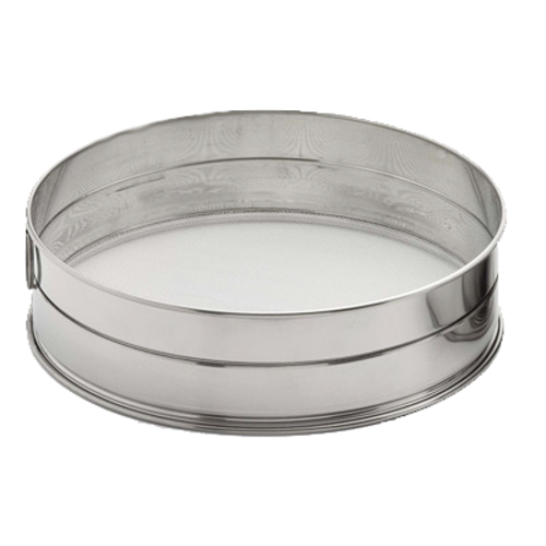Matfer Bourgeat 115082 8 2/3" Round Stainless Steel Rim w/ Mesh-cityfoodequipment.com