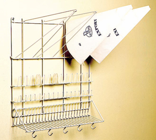 Matfer Bourgeat 169002 Pastry Bag Dryer, Plasticized Wire-cityfoodequipment.com