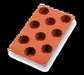 Matfer Bourgeat 257905 Gastroflex™ Brioche Mold w/ 9 Sections - Silicone-cityfoodequipment.com