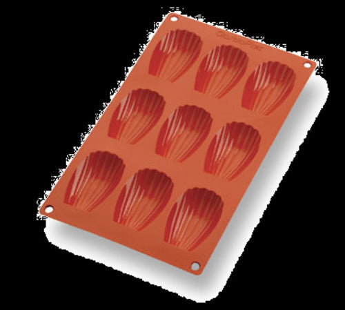 Matfer Bourgeat 257917 Gastroflex™ Madeleine Mold w/ 9 Sections - Silicone-cityfoodequipment.com