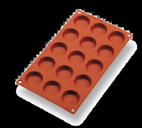 Matfer Bourgeat 257922 Gastroflex™ Mini Tartlet Mold w/ 15 Sections - Silicone-cityfoodequipment.com
