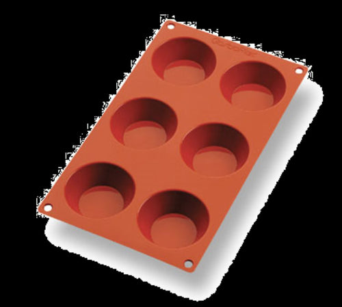 Matfer Bourgeat 257930 Gastroflex™ Tatin Mold w/ 6 Sections - Silicone-cityfoodequipment.com