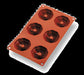 Matfer Bourgeat 257931 Gastroflex™ Mini Half Kugelhopf Mold w/ 6 Sections - Silicone-cityfoodequipment.com