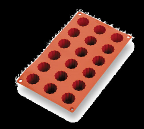 Matfer Bourgeat 257990 Gastroflex™ Mini Cannele Mold w/ 18 Sections - Silicone-cityfoodequipment.com