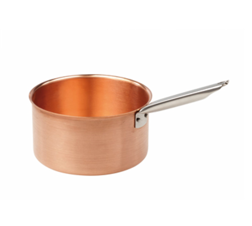 Matfer Bourgeat 305020 3 1/2 qt Sugar Pan w/ Stainless Steel Handle, Copper-cityfoodequipment.com