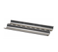 Matfer Bourgeat 311141 French Bread Pan, Non-Stick, Makes (2) 17 3/4" x 5 1/2" Loaves, Non-Stick, Aluminum/Black Anodized-cityfoodequipment.com