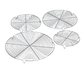 Matfer Bourgeat 312503 11" Cooling Rack w/ Feet, Chrome-cityfoodequipment.com