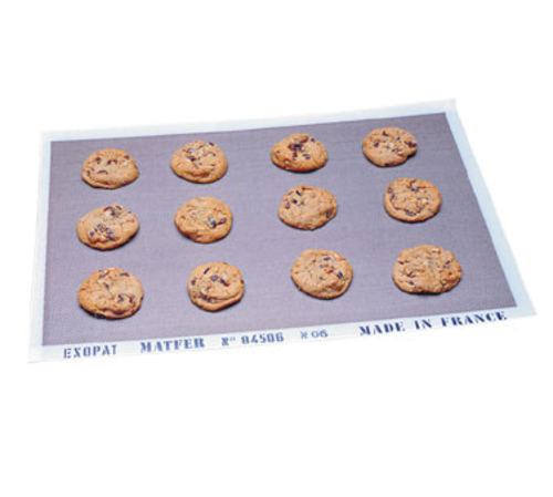Matfer Bourgeat 321004 Baking Mat - 24 1/2" x 16 3/8", Fits 18" x 26", Silicone-cityfoodequipment.com