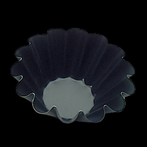 Matfer Bourgeat 330134 Exopan™ 6 1/3" Round Brioche Mold w/ 14 Flutes - 2 1/2"H, Non-Stick, Steel-cityfoodequipment.com