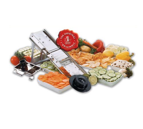 Bron Coucke Mandoline Slicer w/ Pusher & (2) Julienne Blades, Stainless Steel (215030-035)-cityfoodequipment.com