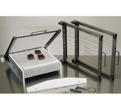 Matfer Bourgeat 263540 Double Guitar Candy Slicer - Base Only, 20"L x 24"W, Stainless Steel-cityfoodequipment.com