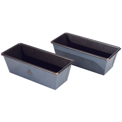 Matfer Bourgeat 331094 Exopan™ 17 oz Bread Mold - 6 1/3"L x 2 1/2"W x 2 1/3"D, Non-Stick, Steel/Copper Wire Edge Rolled-cityfoodequipment.com