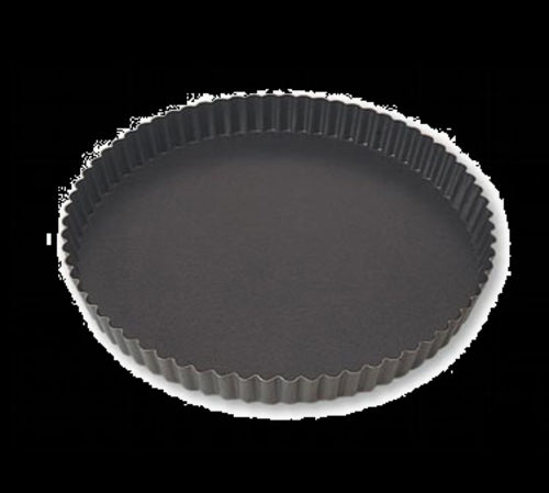 Matfer Bourgeat 332211 Exopan™ 6 1/4" Round Fluted Tart Mold w/ Removable Bottom - Non-Stick, Steel-cityfoodequipment.com