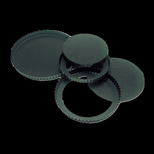 Matfer Bourgeat 332223 Exopan™ 7 7/8" Round Fluted Tart Mold w/ Removable Bottom - Non-Stick, Steel-cityfoodequipment.com