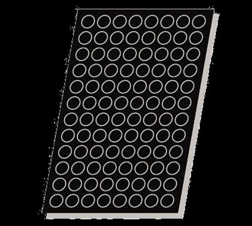Sasa Demarle Flexipan™ Pomponnette Mold w/ 96 Sections - Silicone (336004)-cityfoodequipment.com