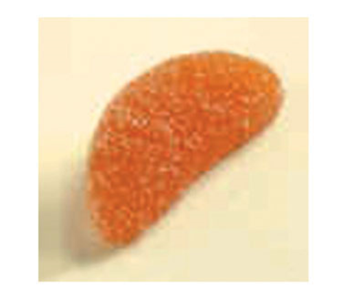 Martellato 339010 Tangerine Slice Fruit Jelly Mold w/ 24 Sections, Silicone, Rigid Base-cityfoodequipment.com