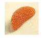 Martellato 339010 Tangerine Slice Fruit Jelly Mold w/ 24 Sections, Silicone, Rigid Base-cityfoodequipment.com