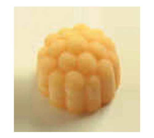 Martellato 339013 Raspberry Fruit Jelly Mold w/ 24 Sections - Silicone, Rigid Base-cityfoodequipment.com