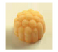 Martellato 339013 Raspberry Fruit Jelly Mold w/ 24 Sections - Silicone, Rigid Base-cityfoodequipment.com