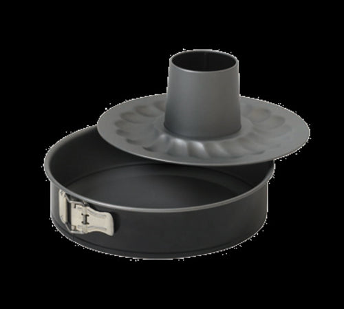 Matfer Bourgeat 340217 Exopan™ 11" Round Springform Pan w/ Loose Bottom - 2 1/2" Deep - Non-Stick, Fine Steel-cityfoodequipment.com