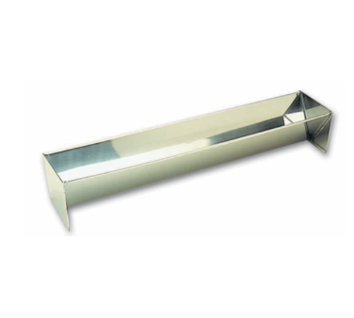 Matfer Bourgeat 340622 Buche Cake Mold - 19 3/4" x 3-1/2" x 3", Triangular, Stainless Steel-cityfoodequipment.com