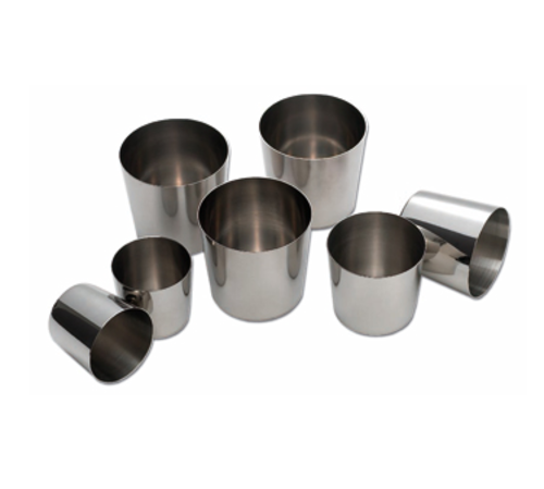 Matfer Bourgeat 342478 2 1/2" Baba Mold - 2 1/2"H, Stainless Steel-cityfoodequipment.com