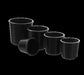 Matfer Bourgeat 345595 Exoglass™ 2 3/4" Round Baba Mold - 2 3/4"H, Non-Stick, Composite-cityfoodequipment.com
