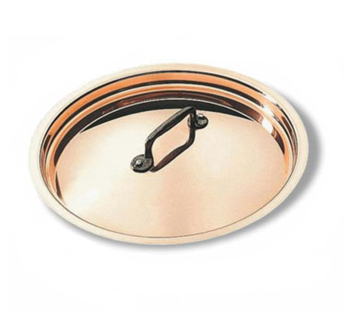 Matfer Bourgeat 365028 11" Stock Pot Cover, Copper-cityfoodequipment.com