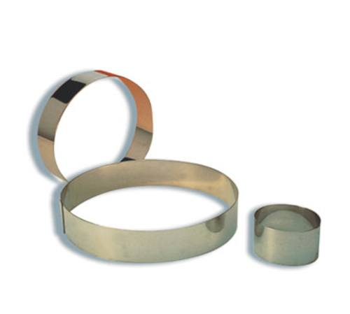 Matfer Bourgeat 371410 9 1/2" Round Mousse Ring, Stainless Steel-cityfoodequipment.com