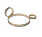 Matfer Bourgeat 371701 2 3/8" Round Tart Ring - Stainless Steel-cityfoodequipment.com