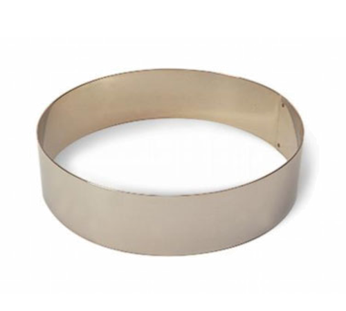 Matfer Bourgeat 371807 9 1/2" Ice Cream/Cake Ring, Stainless Steel-cityfoodequipment.com